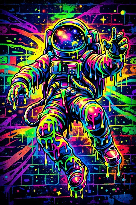 Neon Drip Illustration Engines