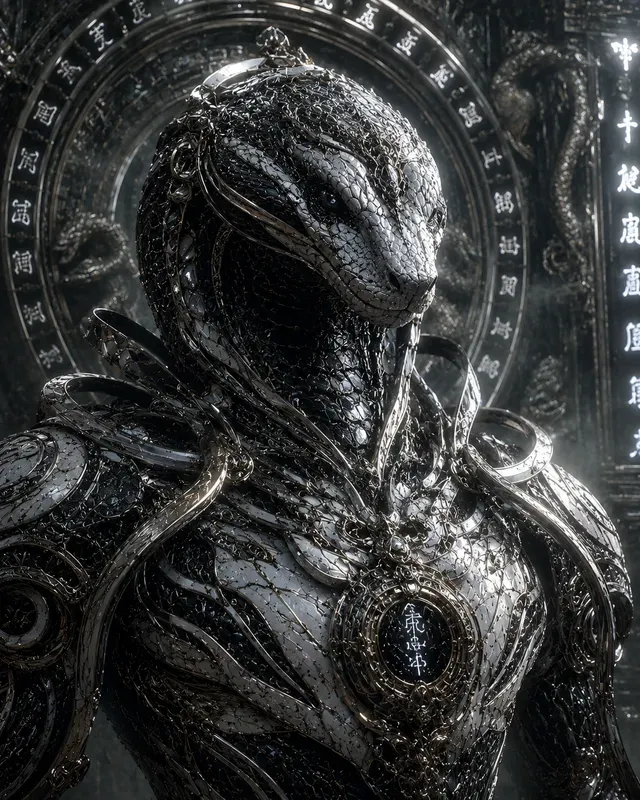 Cinematic Biomechanical Animal Deities