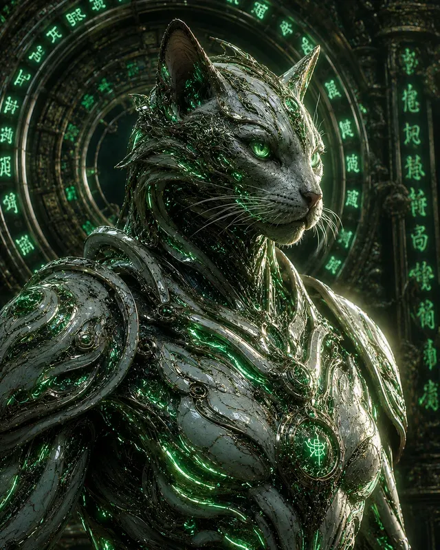Cinematic Biomechanical Animal Deities