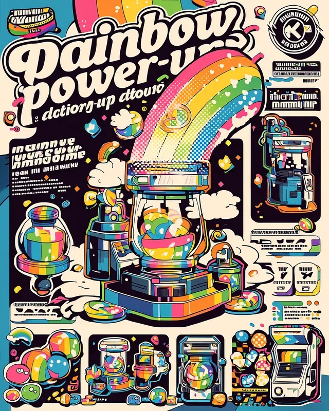 Retro Arcade Game Reward Posters