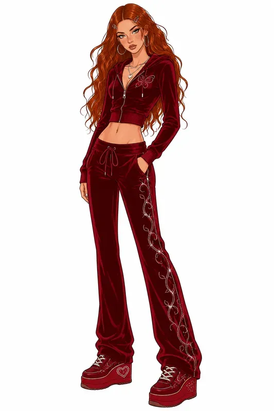 Y2k Vector Fashion Croquis Art