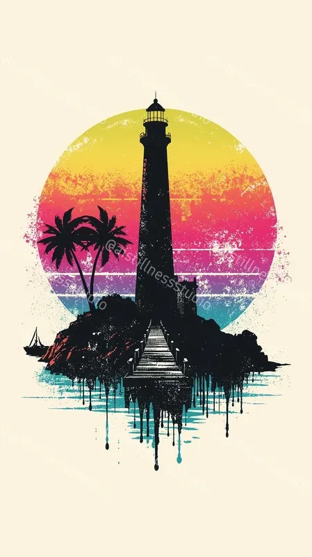 Psychedelic Tropical Posters