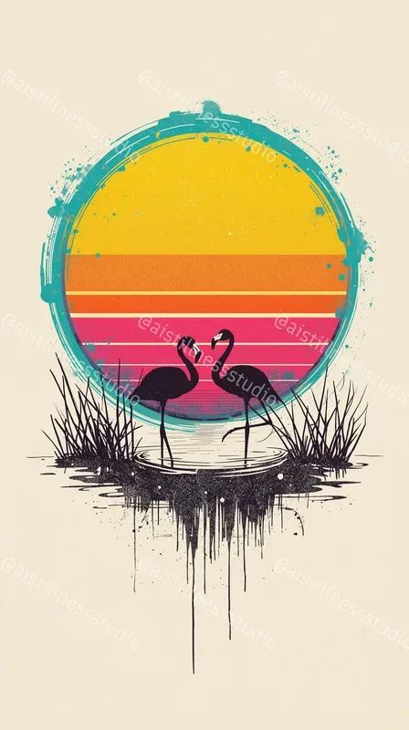 Psychedelic Tropical Posters