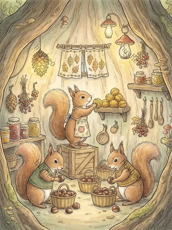 Classic Pastel Storybook Art