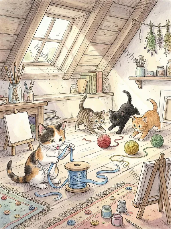 Classic Pastel Storybook Art