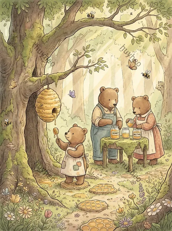 Classic Pastel Storybook Art