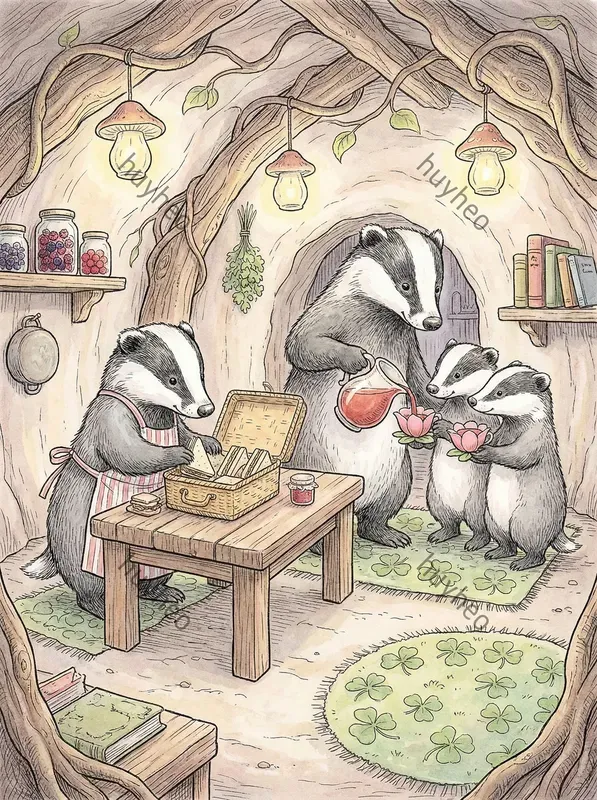 Classic Pastel Storybook Art