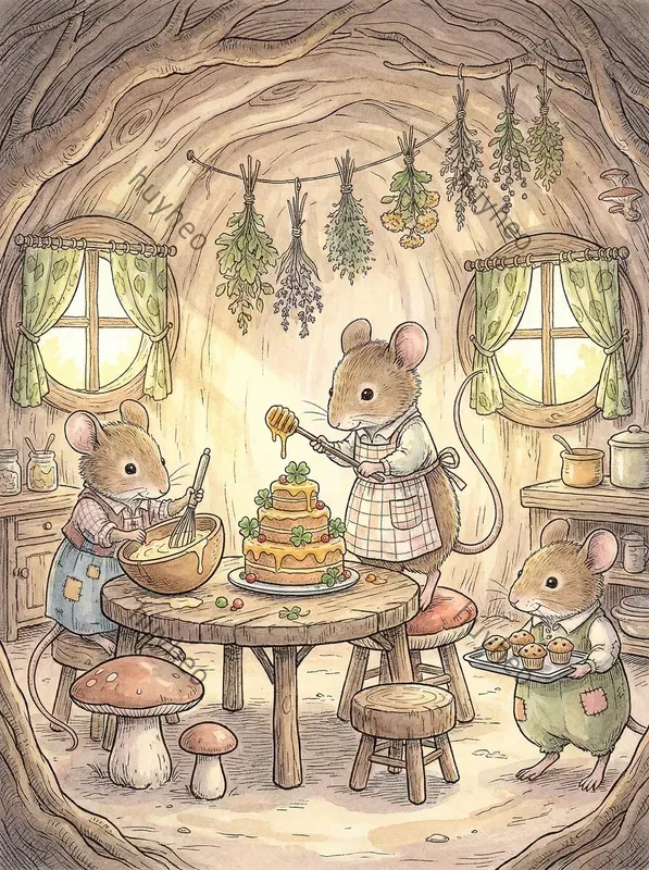 Classic Pastel Storybook Art