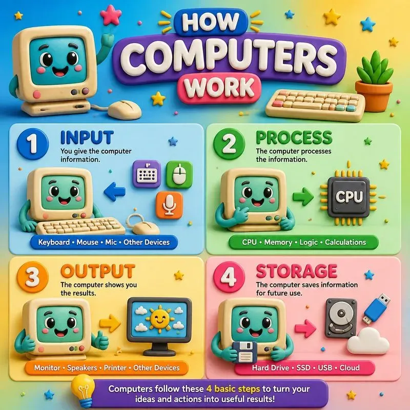 3D Cute Education Infographics