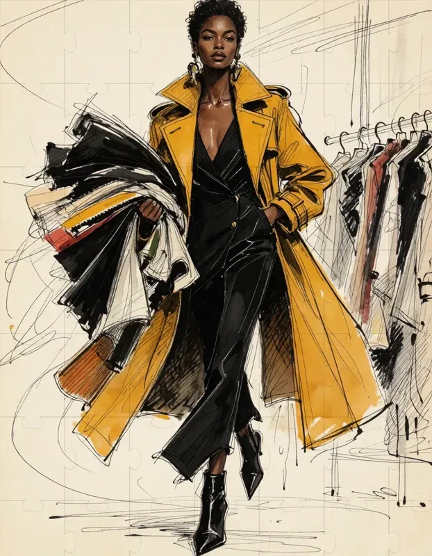 Ink Fashion Illustrations