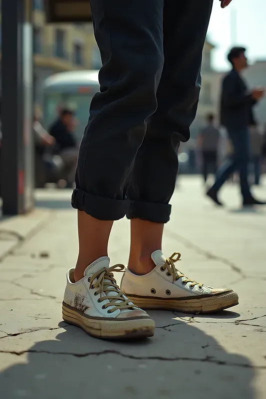 Realistic Raw Footwear Photography Flux
