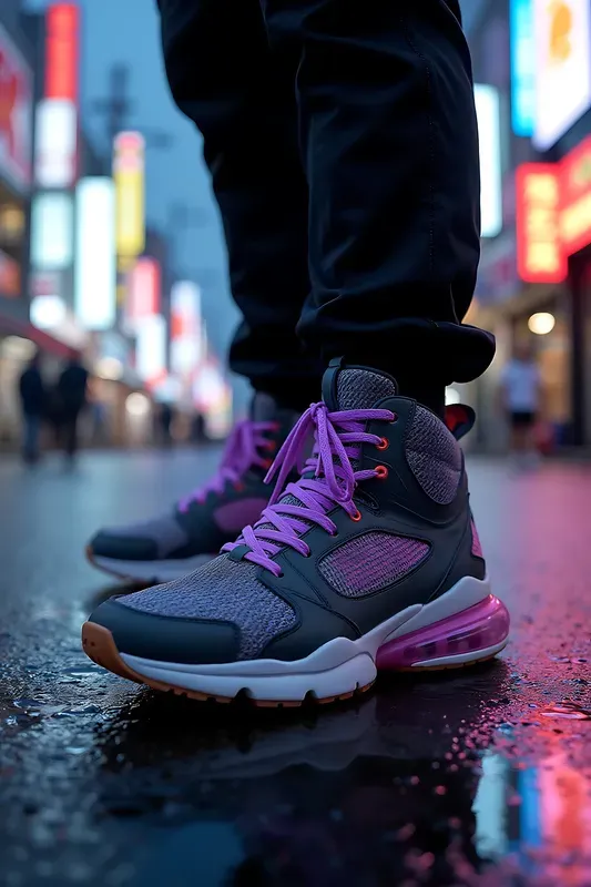 Realistic Raw Footwear Photography Flux