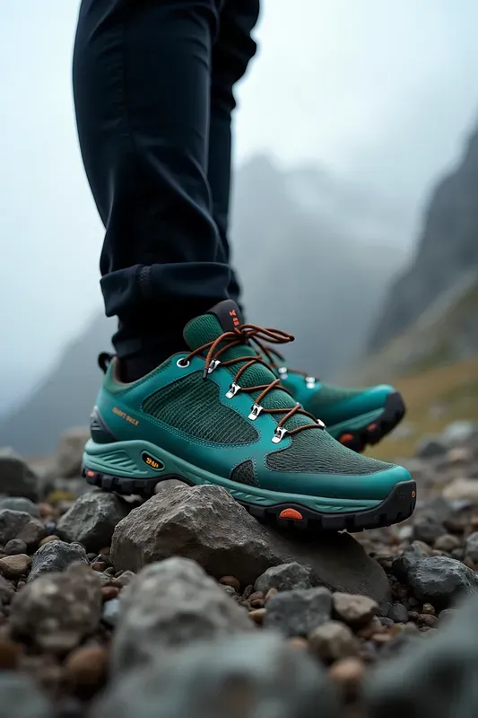 Realistic Raw Footwear Photography Flux