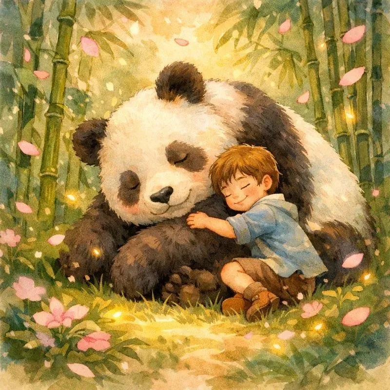 Whimsical Kids Animal Storybook Art