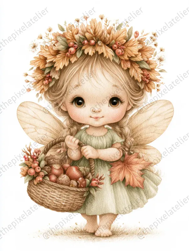 Cozy Autumn Storybook Cliparts