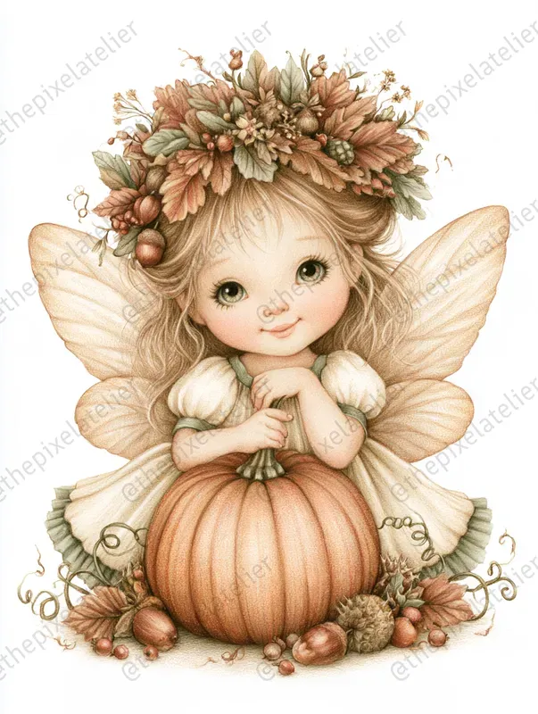 Cozy Autumn Storybook Cliparts