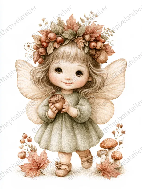 Cozy Autumn Storybook Cliparts