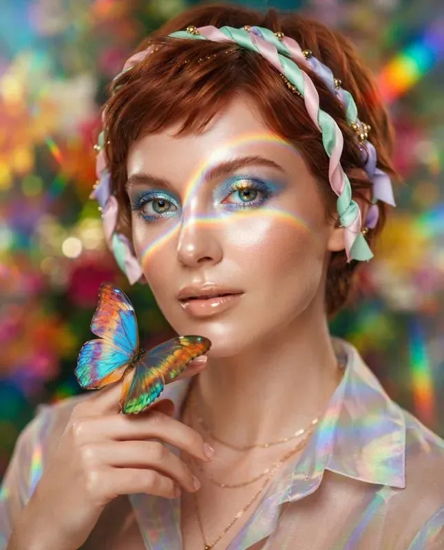 Prismatic Light Beauty Photography
