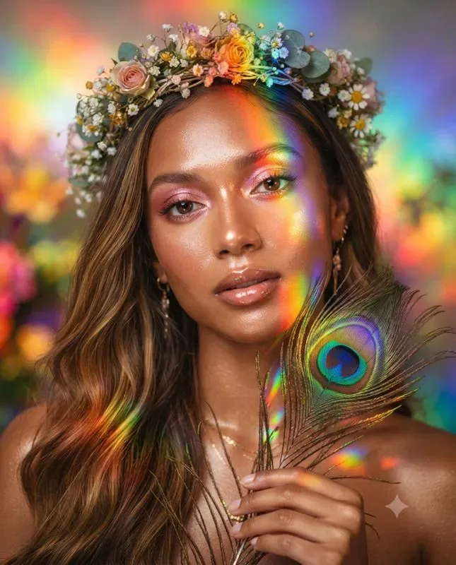 Prismatic Light Beauty Photography