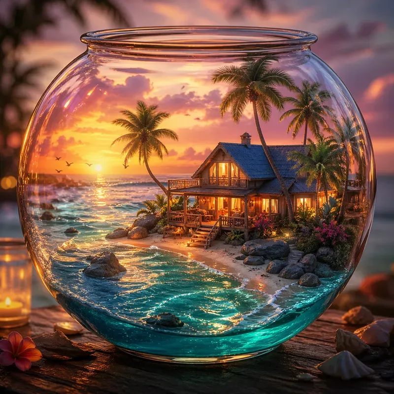Mini Worlds Inside Glass Dreams