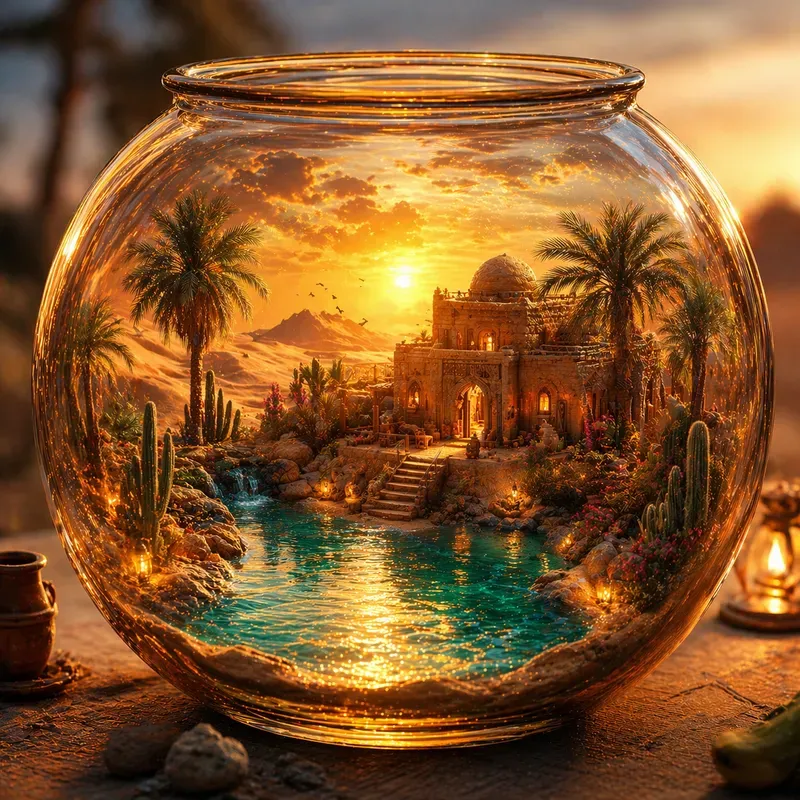 Mini Worlds Inside Glass Dreams
