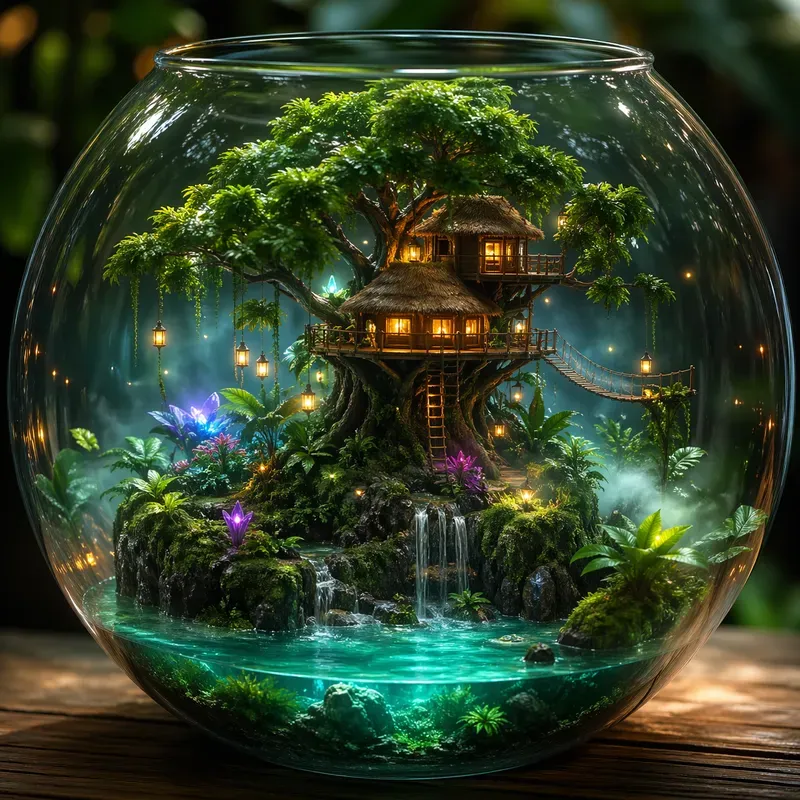 Mini Worlds Inside Glass Dreams