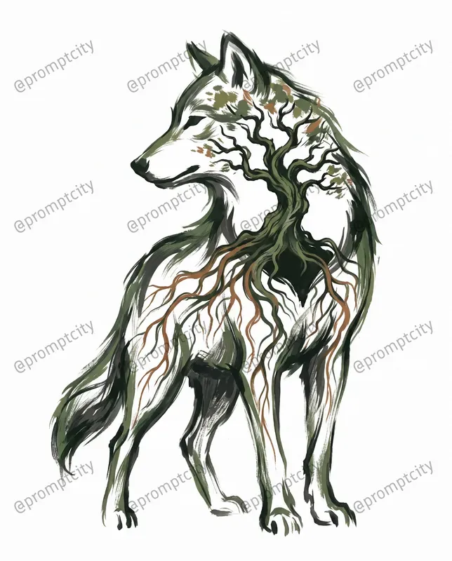 Minimalist Gestural Brushstroke Art