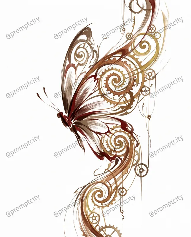 Minimalist Gestural Brushstroke Art