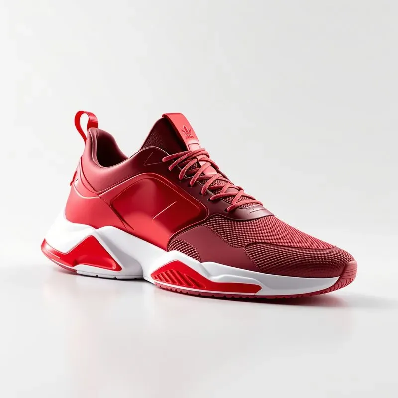 Minimalist Red Accent Product Designs