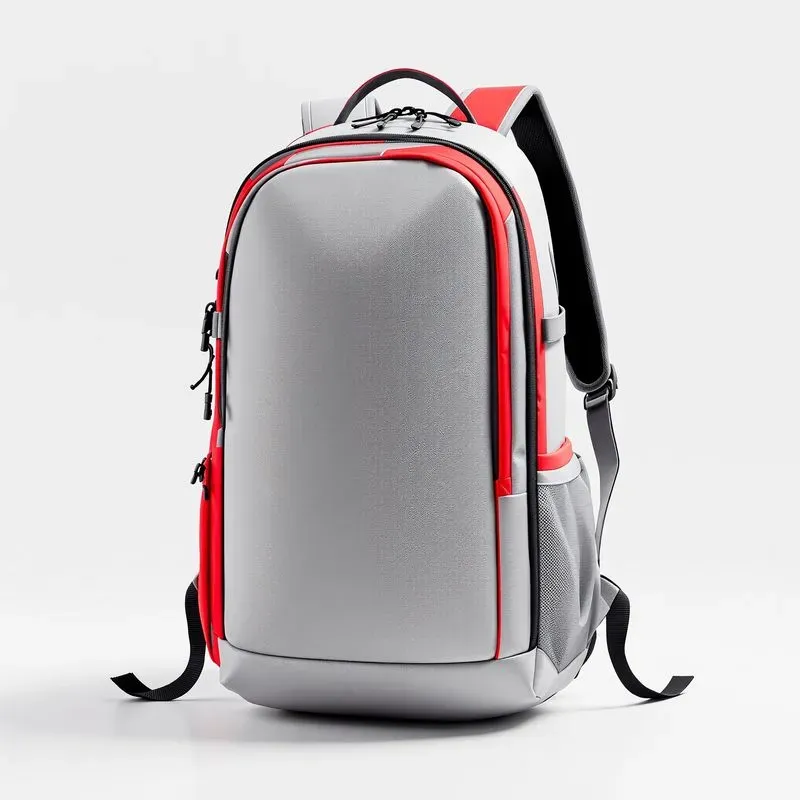 Minimalist Red Accent Product Designs