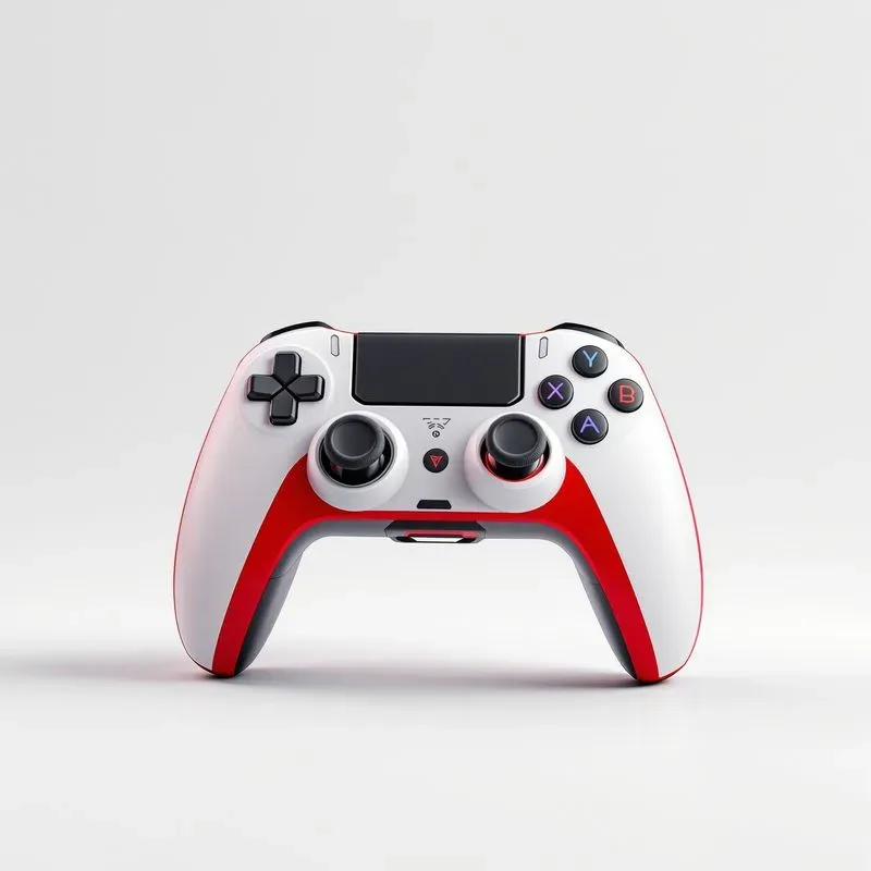 Minimalist Red Accent Product Designs