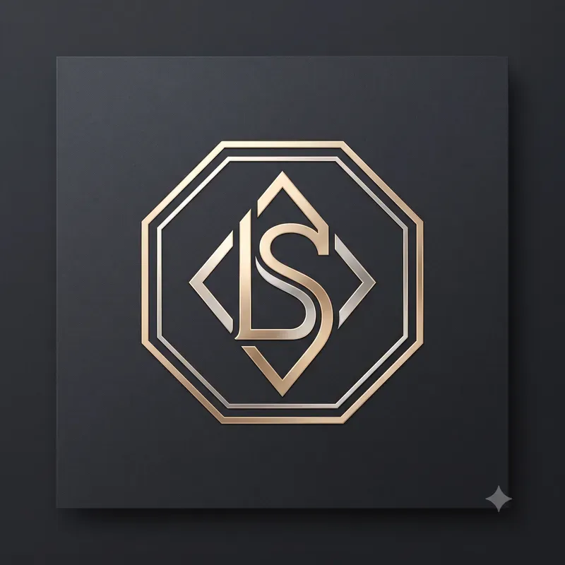 Minimalist Luxury Monogram Logo Studios