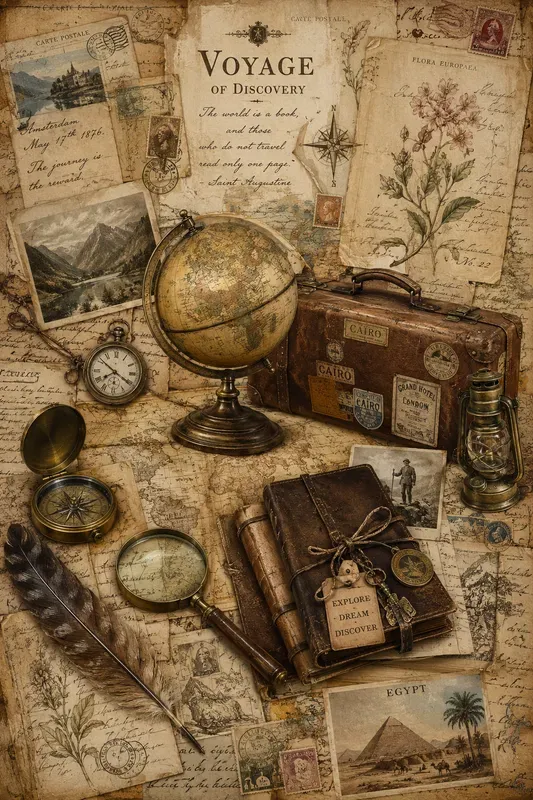 Vintage Ephemera Collages