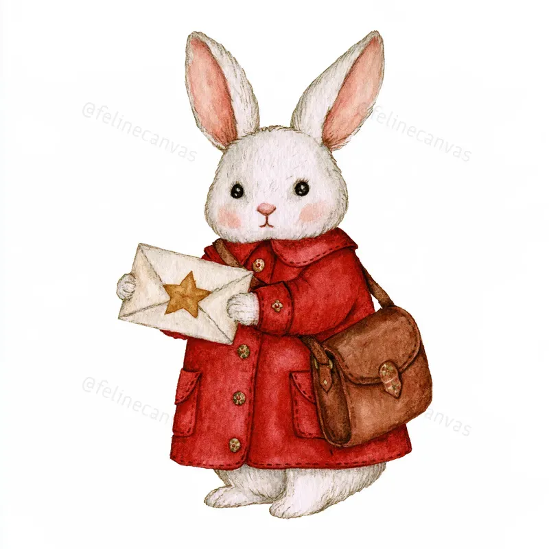 Whimsical Christmas Watercolor Cliparts