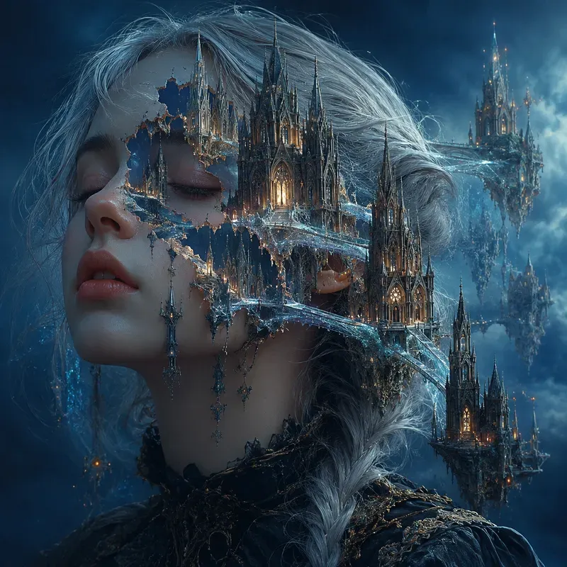 Surreal Fragmented Portraits