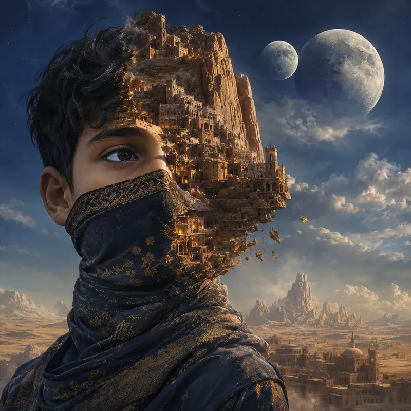 Surreal Fragmented Portraits