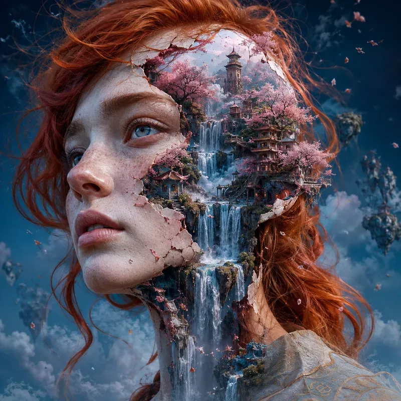 Surreal Fragmented Portraits