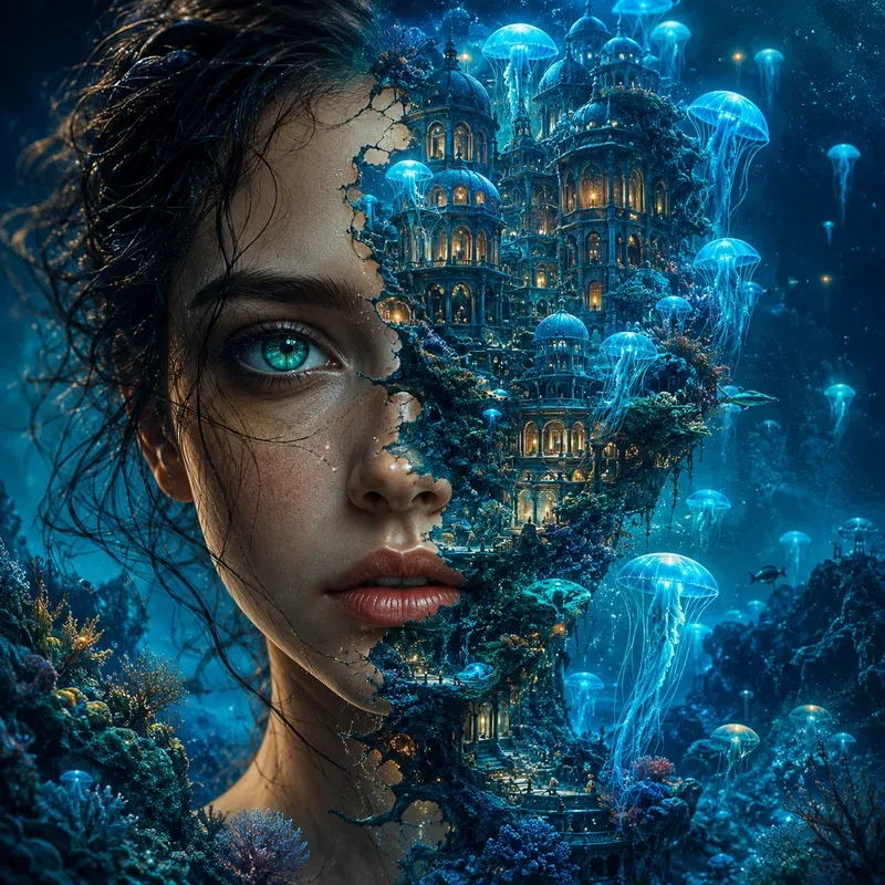 Surreal Fragmented Portraits