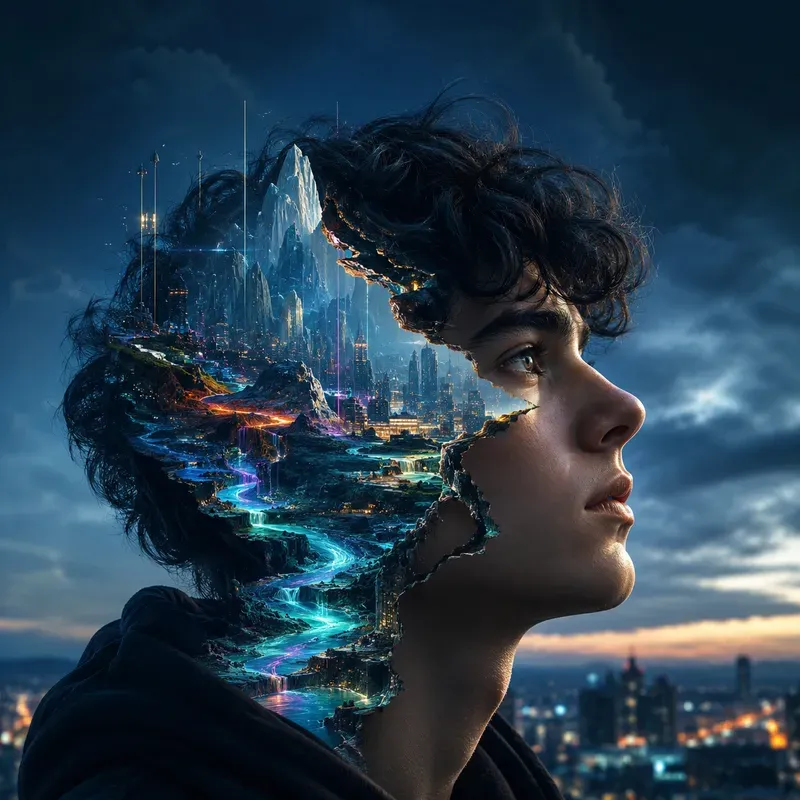 Surreal Fragmented Portraits