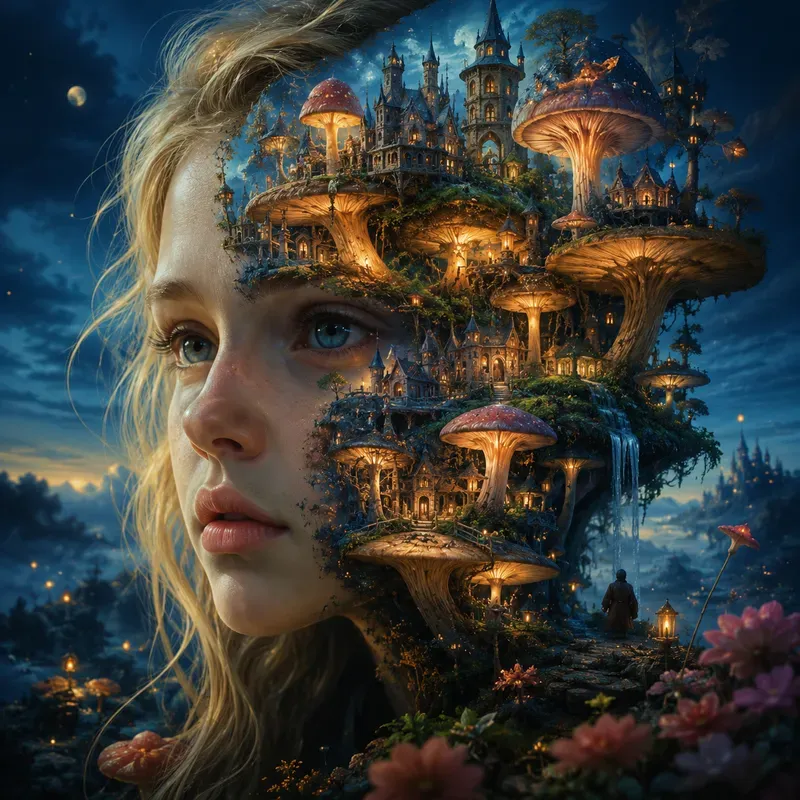 Surreal Fragmented Portraits