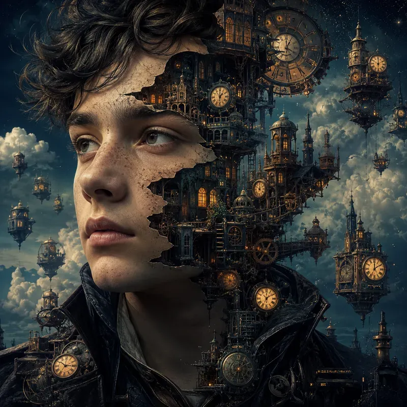 Surreal Fragmented Portraits
