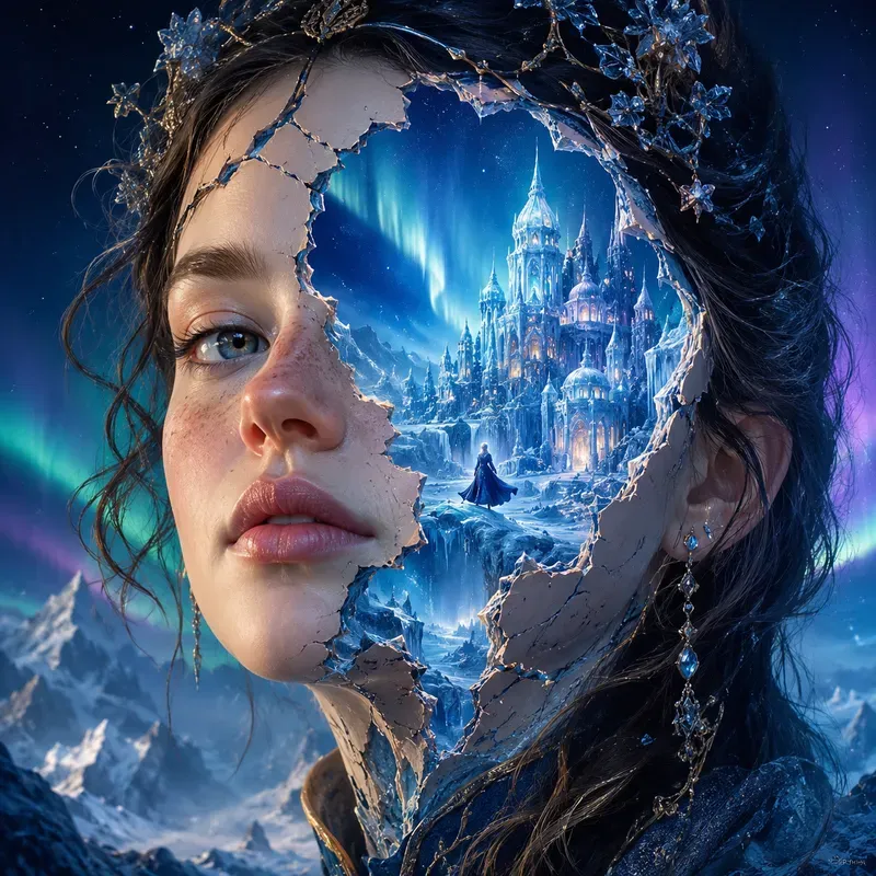 Surreal Fragmented Portraits