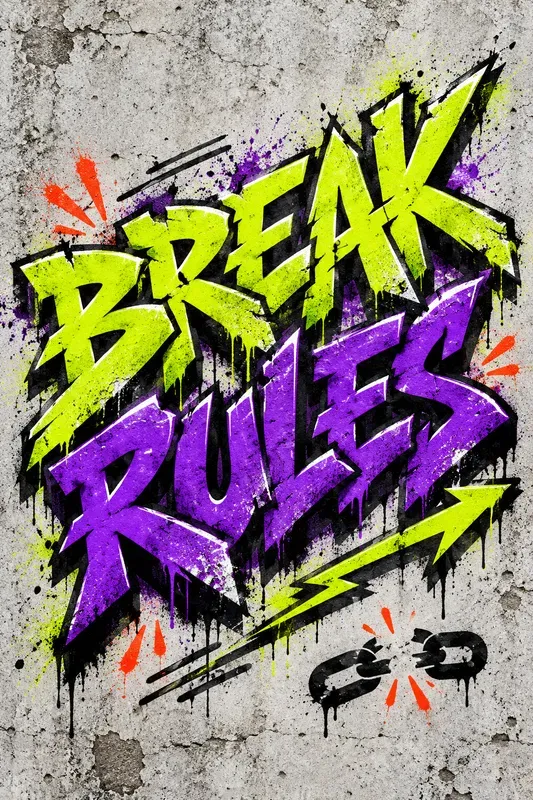 Graffiti Street Typography Posters