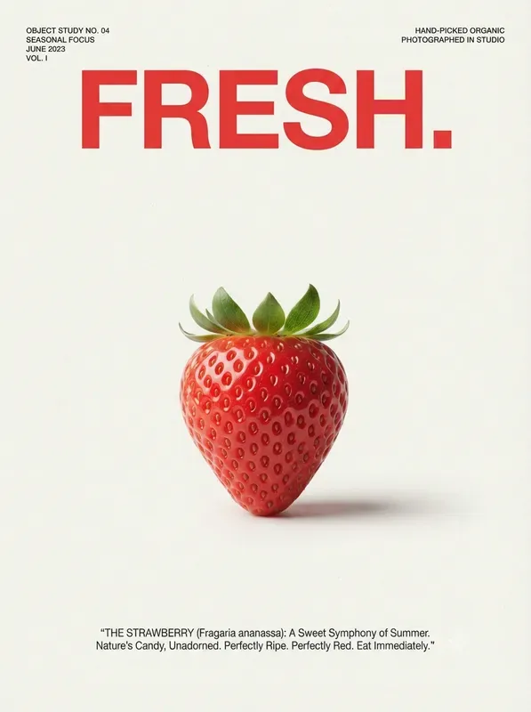 Clean Object Editorial Posters Food