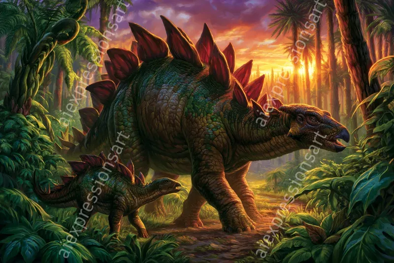 Classic Oil Painting Majestic Paleoarts