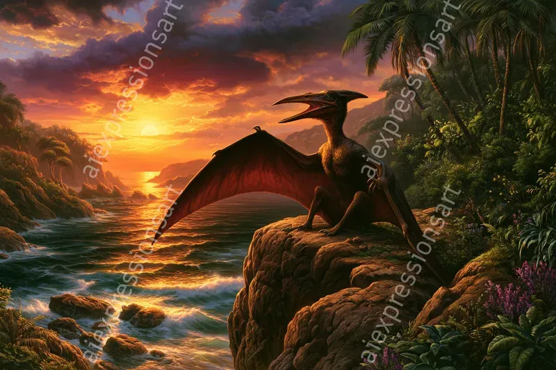Classic Oil Painting Majestic Paleoarts