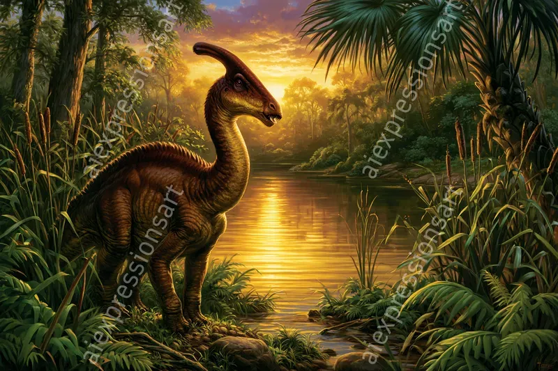 Classic Oil Painting Majestic Paleoarts