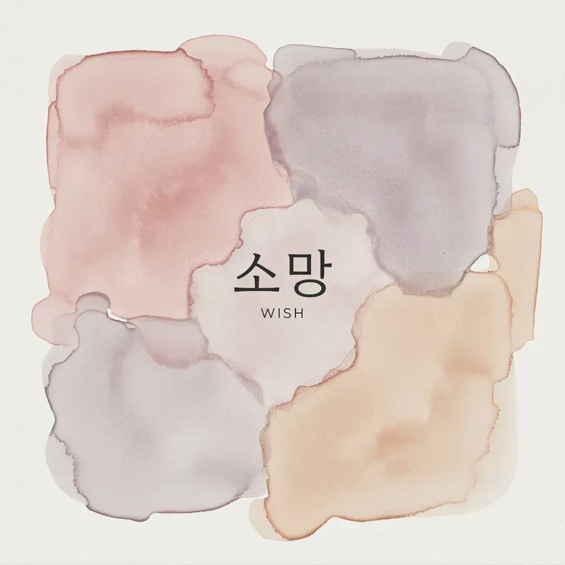 Korean English Watercolor Art