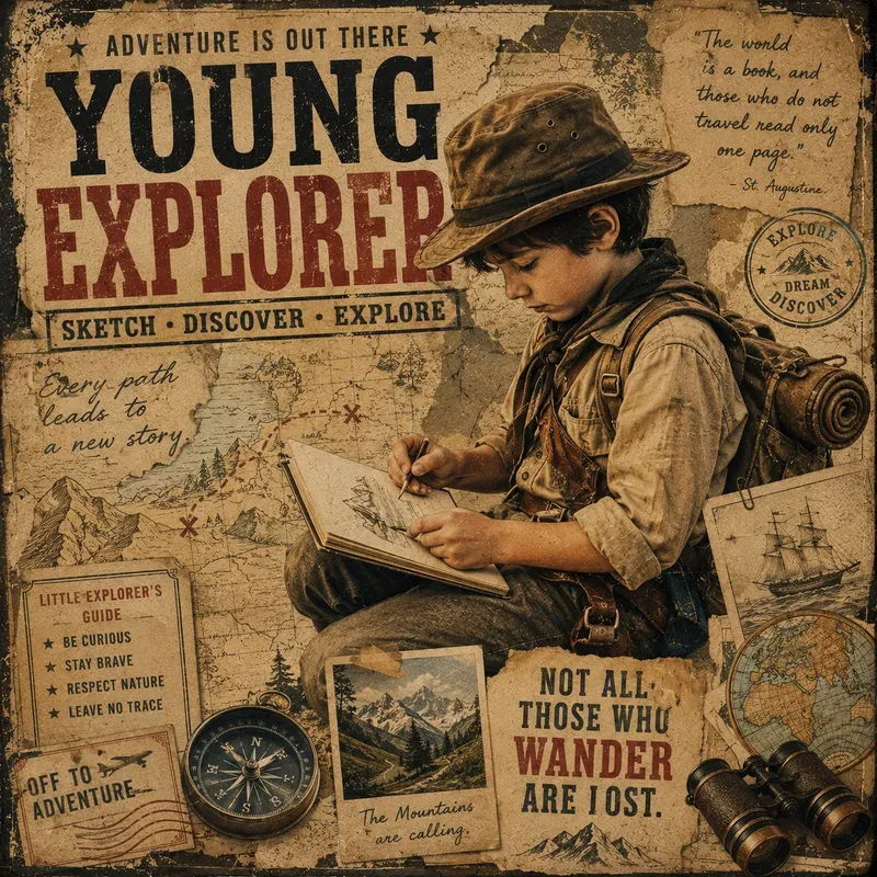 Vintage Collage Poster Generator