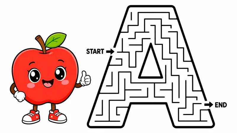 Letter Maze Worksheet Images